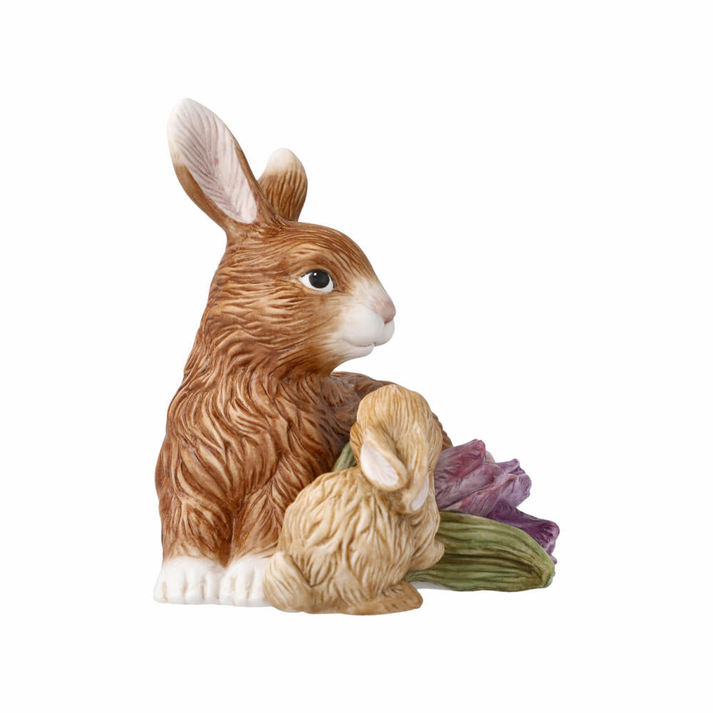 Goebel Figurine Rabbit Annual Rabbit 2022, Easter Decoration, Biscuit Porcelain, Colorful, 12 cm, 66845221
