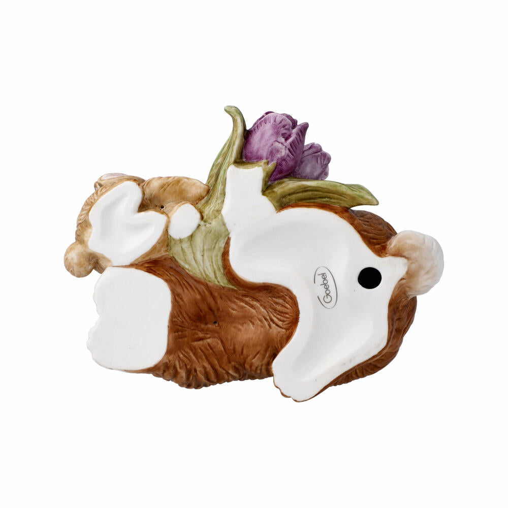Goebel Figurine Rabbit Annual Rabbit 2022, Easter Decoration, Biscuit Porcelain, Colorful, 12 cm, 66845221