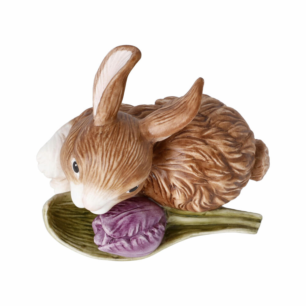 Goebel Figurine Annual Bunny 2022, Easter Decoration, Rabbit, Biscuit Porcelain, Colorful, 6.5 cm, 66845241