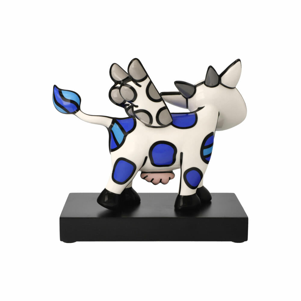 Goebel Figurine Romero Britto - Flying Cow, Pop Art Decoration Figure, Porcelain, Colorful, 19 cm, 66453101