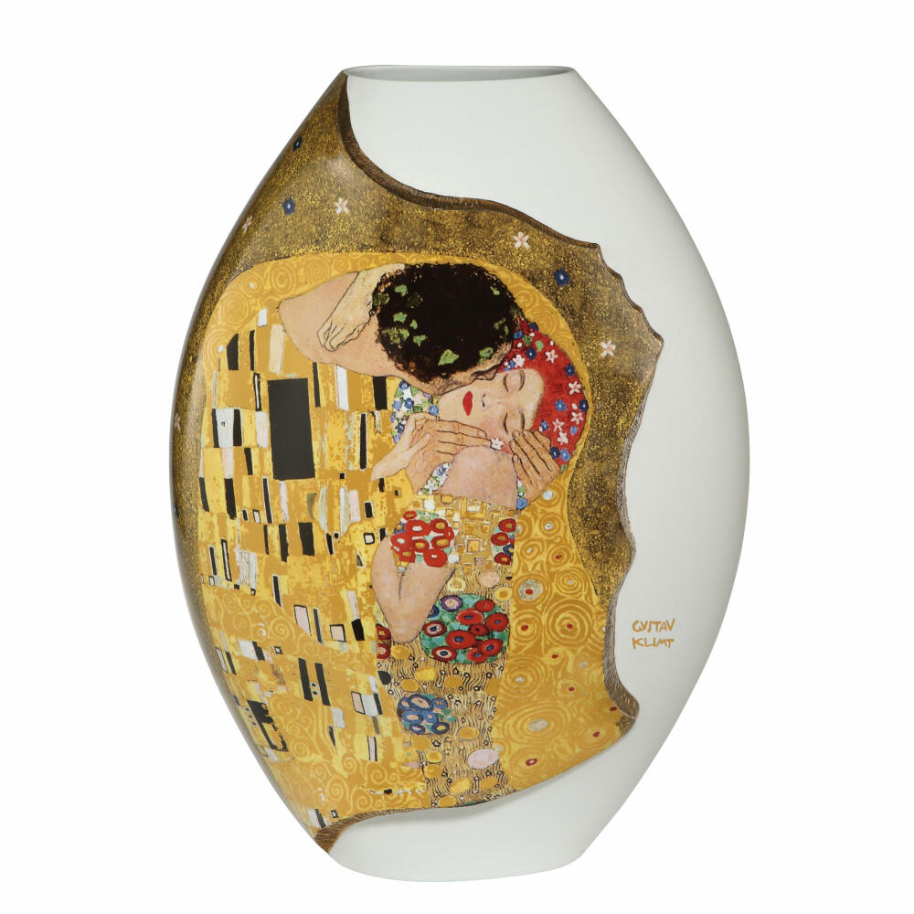 Goebel Vase Gustav Klimt - The Kiss, Artis Orbis, Decorative Vase, Porcelain, Colorful, 46 cm, 66518591