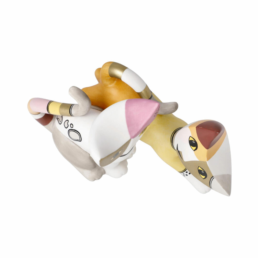 Goebel Figurine Rosina Wachtmeister - Cats Sara e Sereno, Cat World, Biscuit Porcelain, Colorful, 31343061