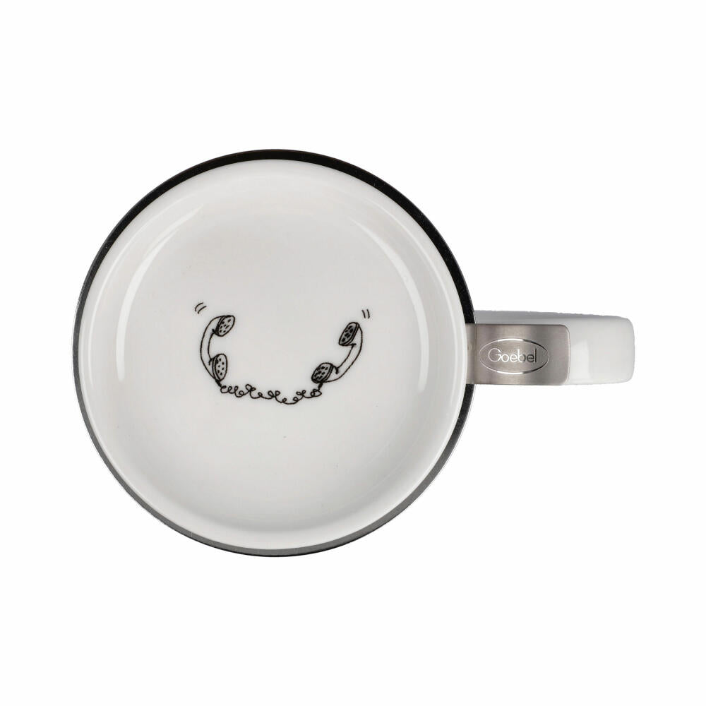 Goebel Teetasse mit Deckel und Sieb Barbara Freundlieb - Ziemlich beste Freundinnen, Becher, Fine Bone China, Bunt, 450 ml, 27001241