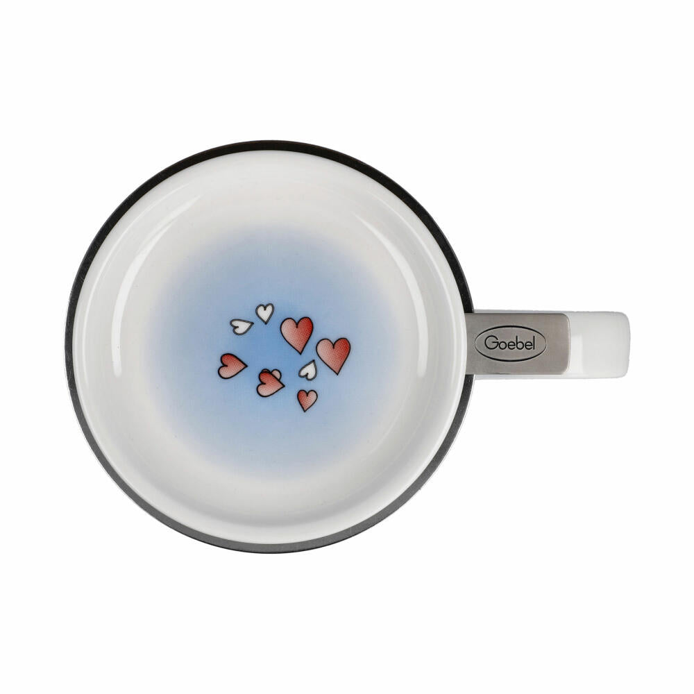 Goebel Teacup with Lid and Strainer The Little Yogi - Collected for You, Mug, Fine Bone China, Colorful, 450 ml, 54102821