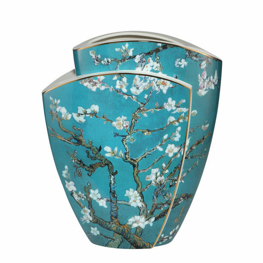 Goebel Vase Vincent van Gogh - Mandelbaum Blau, Porzellan, Bunt, 43 cm, 67061871