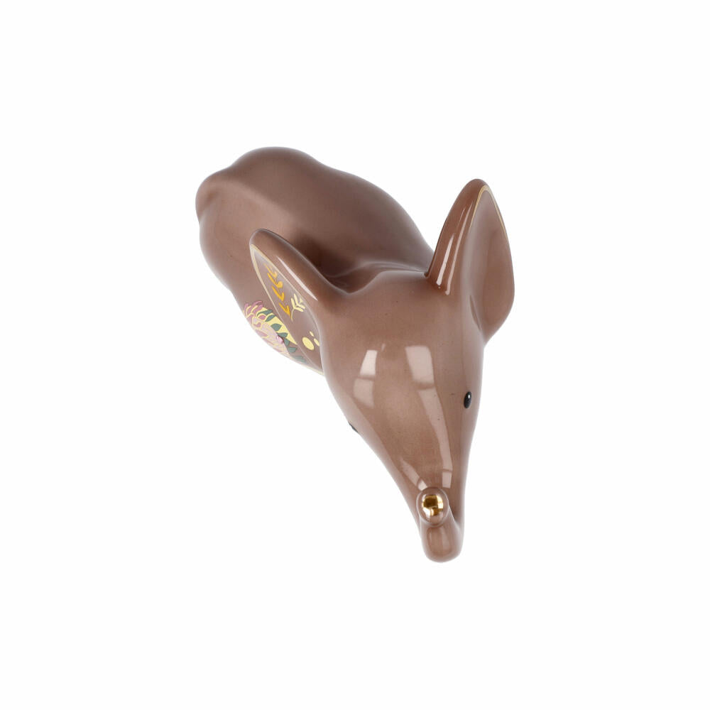 Goebel Figur Kiombo, Elephant, Elefantenfigur, Elefanten Figur, Dekofigur, Porzellan, Braun, 70001031