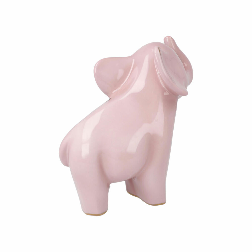 Goebel figure Wanjala, Elephant, elephant figure, elephant figure, decorative figure, porcelain, rose, 70001041
