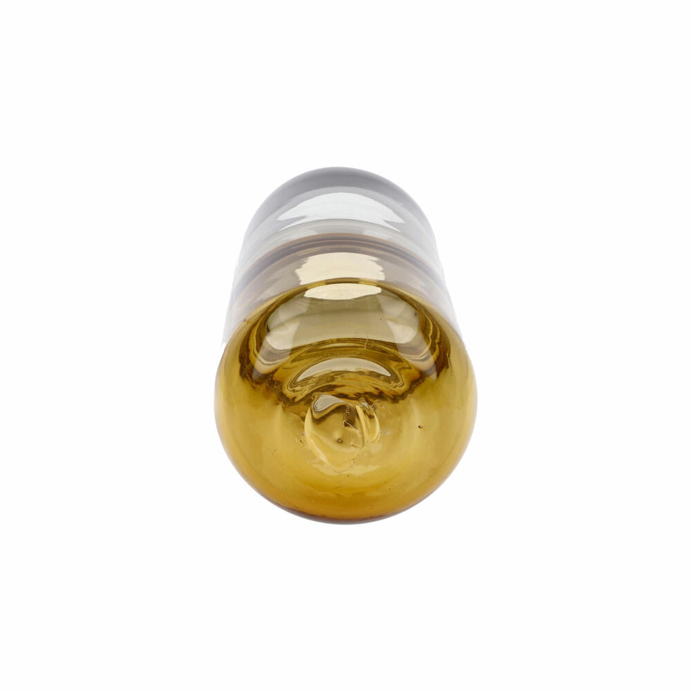 Goebel Vase Topaz Stone, Dekovase, Blumenvase, Glas, Braun, 25 cm, 23122791