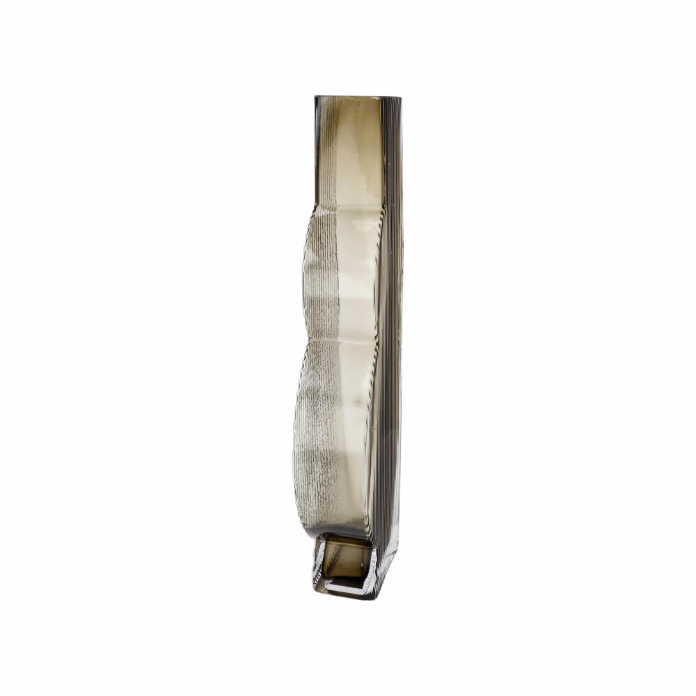 Goebel Vase Golden Smoke, Dekovase, Blumenvase, Glas, Grau, 34.5 cm, 23122821