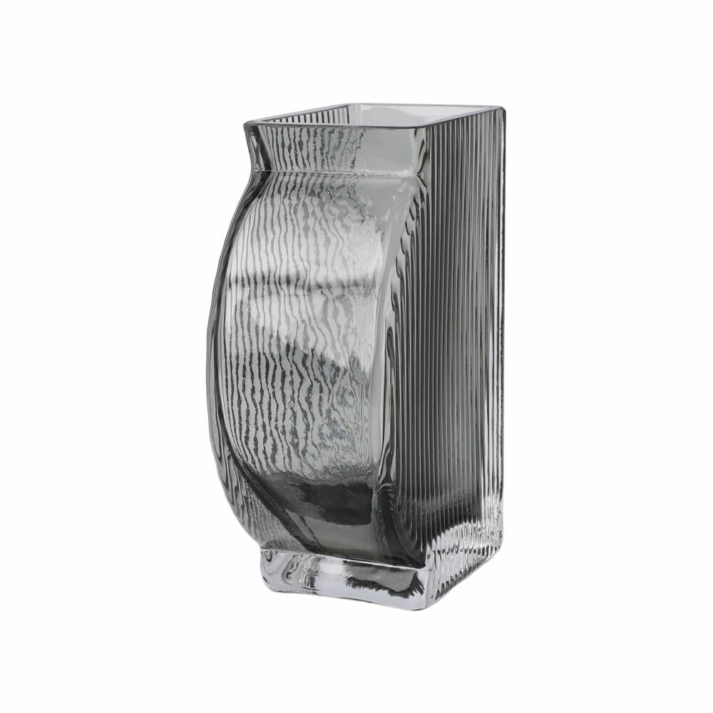 Goebel Vase White Hibiscus, decorative vase, flower vase, glass, gray, 15 cm, 23122861