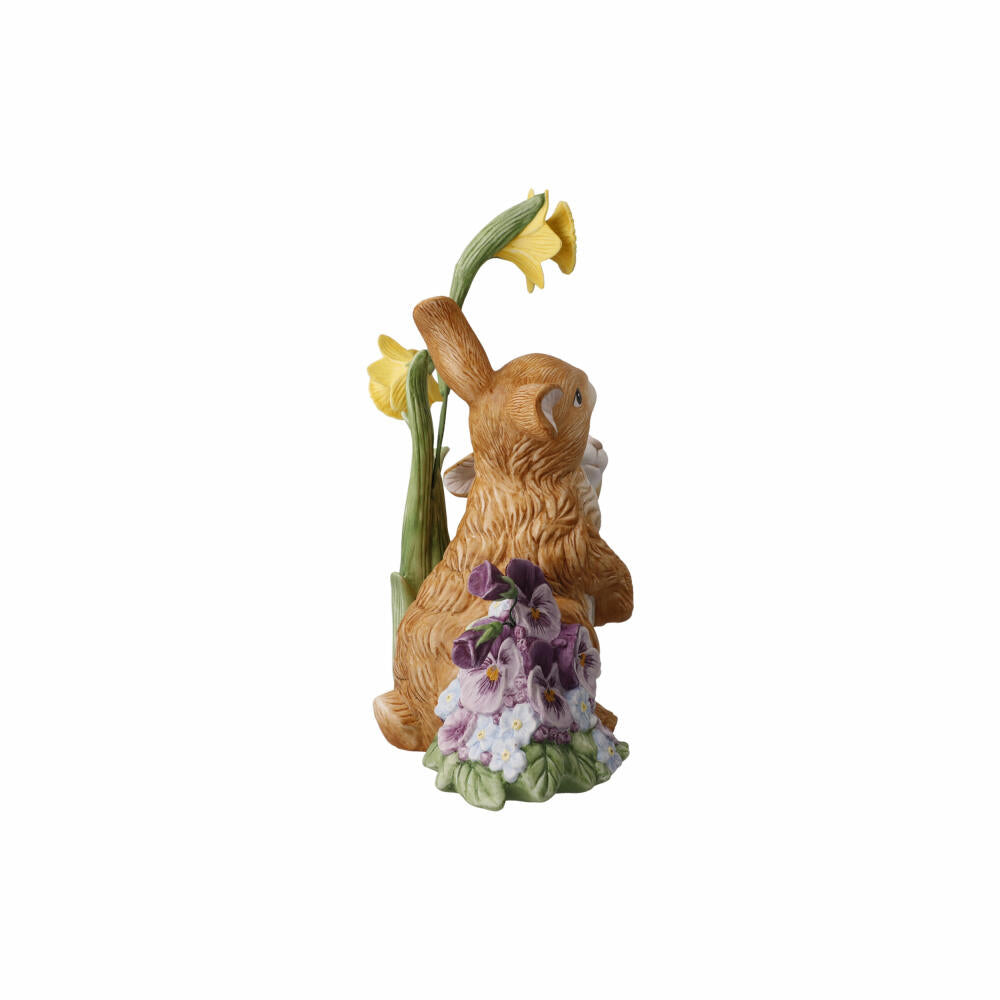 Goebel Figur Hasenpaar - Frühlingserwachen, Steingut, Bunt, Limited Edition, 66845331