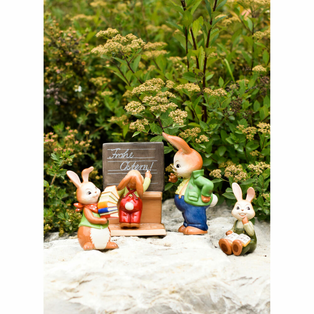 Goebel Figurine Rabbit School - Oops!, Easter, Stoneware, Colorful, 12 cm, 66845431