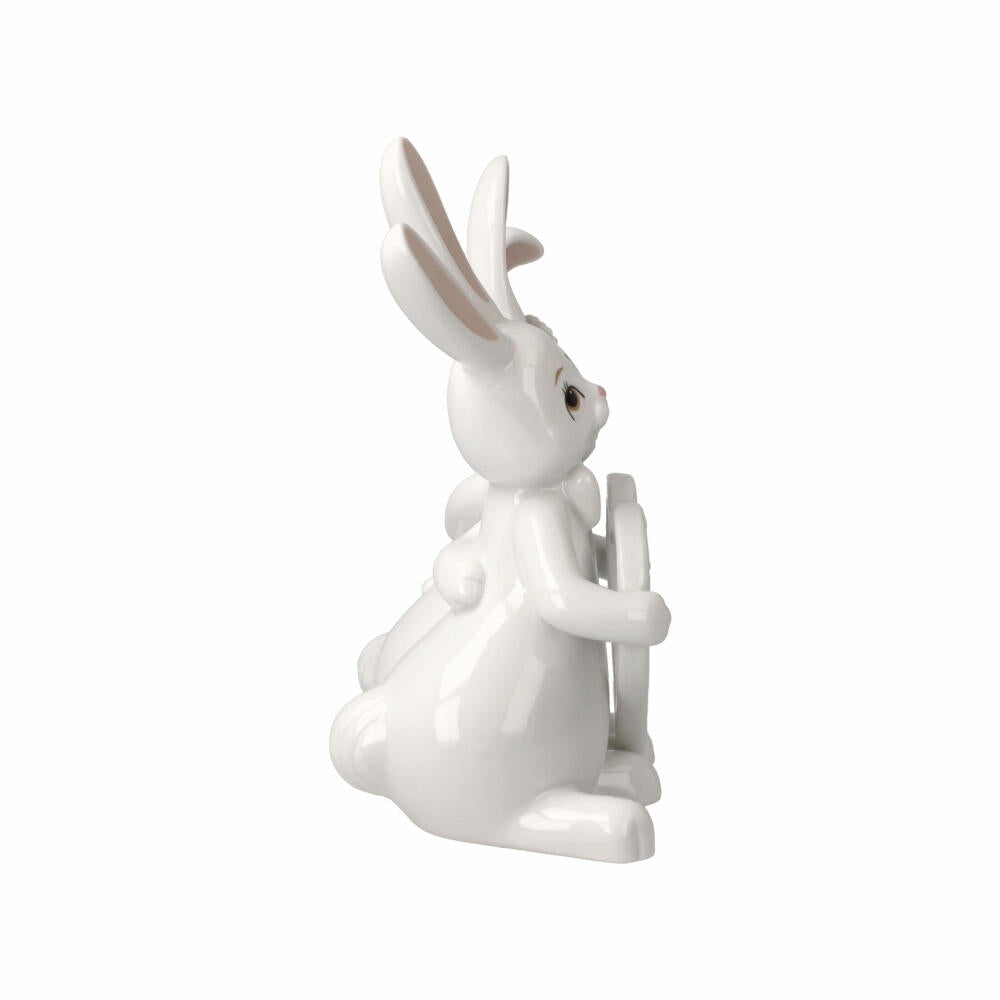 Goebel figurine rabbit pair Snow White - Forever, porcelain, white, 16 cm, 66845611
