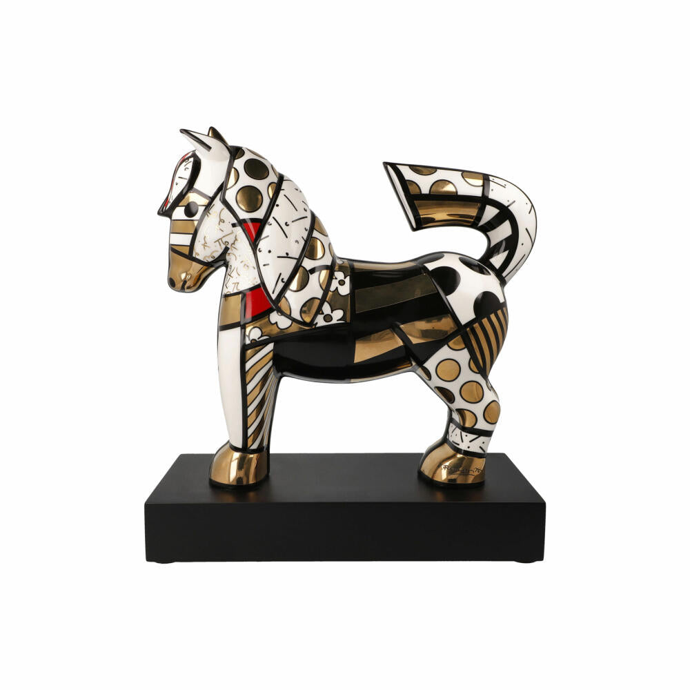 Goebel Figurine Romero Britto - Golden Dancer, Pop Art, Porcelain, Colorful, 31 cm, 66453171