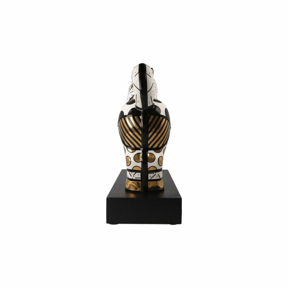 Goebel Figurine Romero Britto - Golden Dancer, Pop Art, Porcelain, Colorful, 31 cm, 66453171