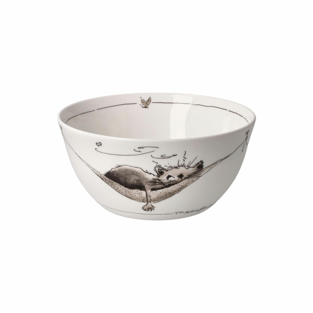 Goebel Schale Peter Schnellhardt - Mittagspäuschen, Fine Bone China, Bunt, 15 cm, 26500321