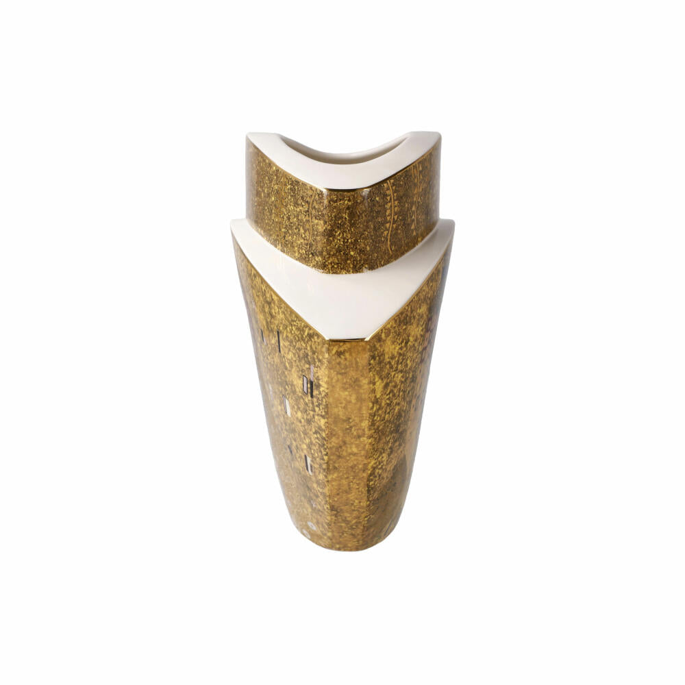 Goebel Vase Gustav Klimt - The Kiss / Adele Bloch Bauer, Porcelain, Colorful, 20 cm, 67062041