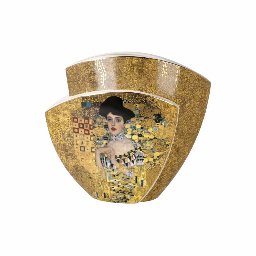 Goebel Vase Gustav Klimt - The Kiss / Adele Bloch Bauer, Porcelain, Colorful, 20 cm, 67062041