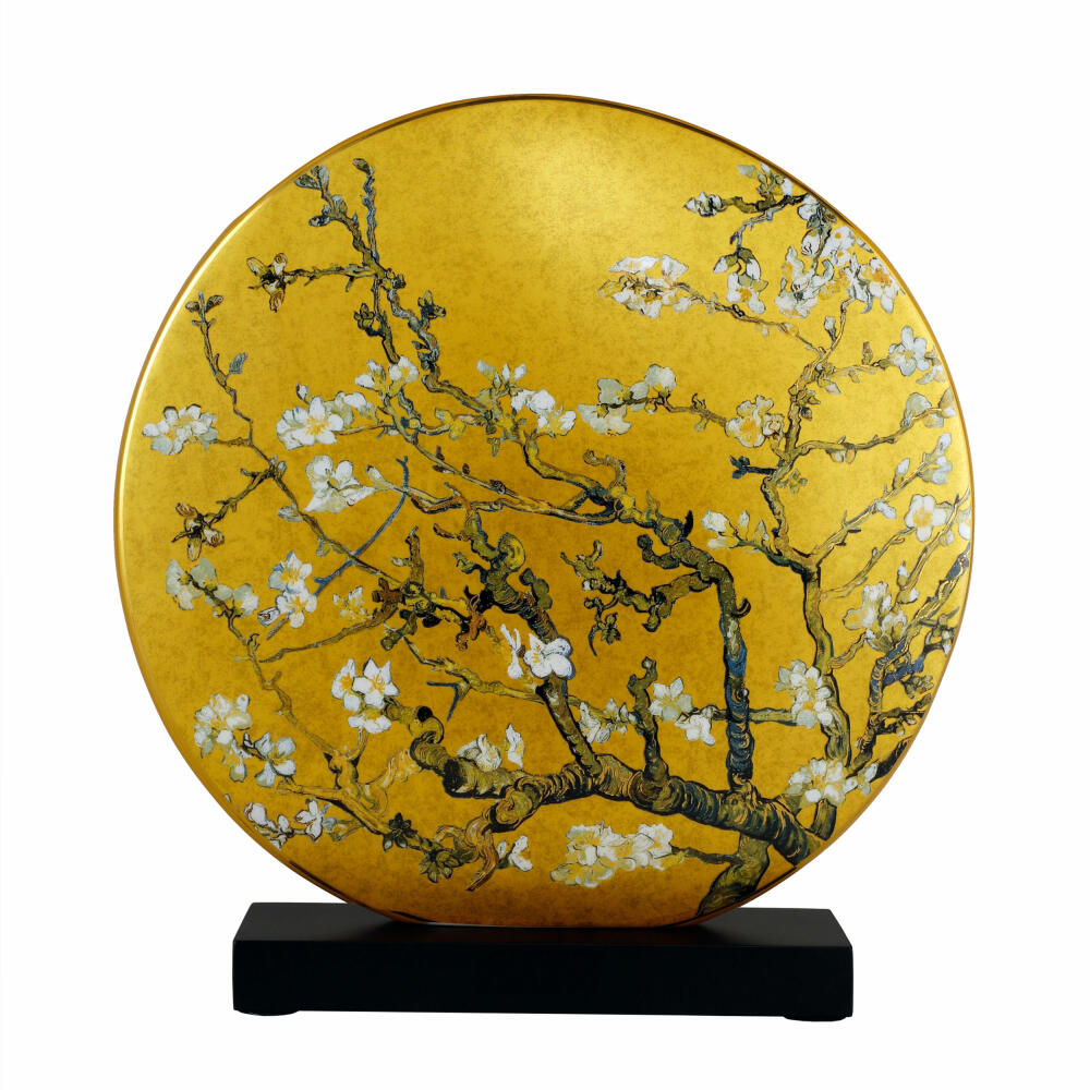 Goebel Vase Vincent van Gogh - Mandelbaum gold, Porzellan, Bunt, 33.5 cm, 67062111