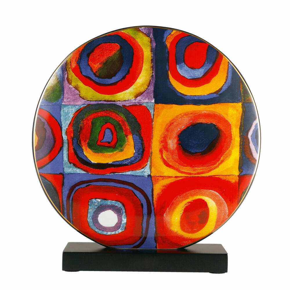 Goebel Vase Wassily Kandinsky - Color Study / Squares, Artis Orbis, Porcelain, Colorful, 33.5 cm, 67062121