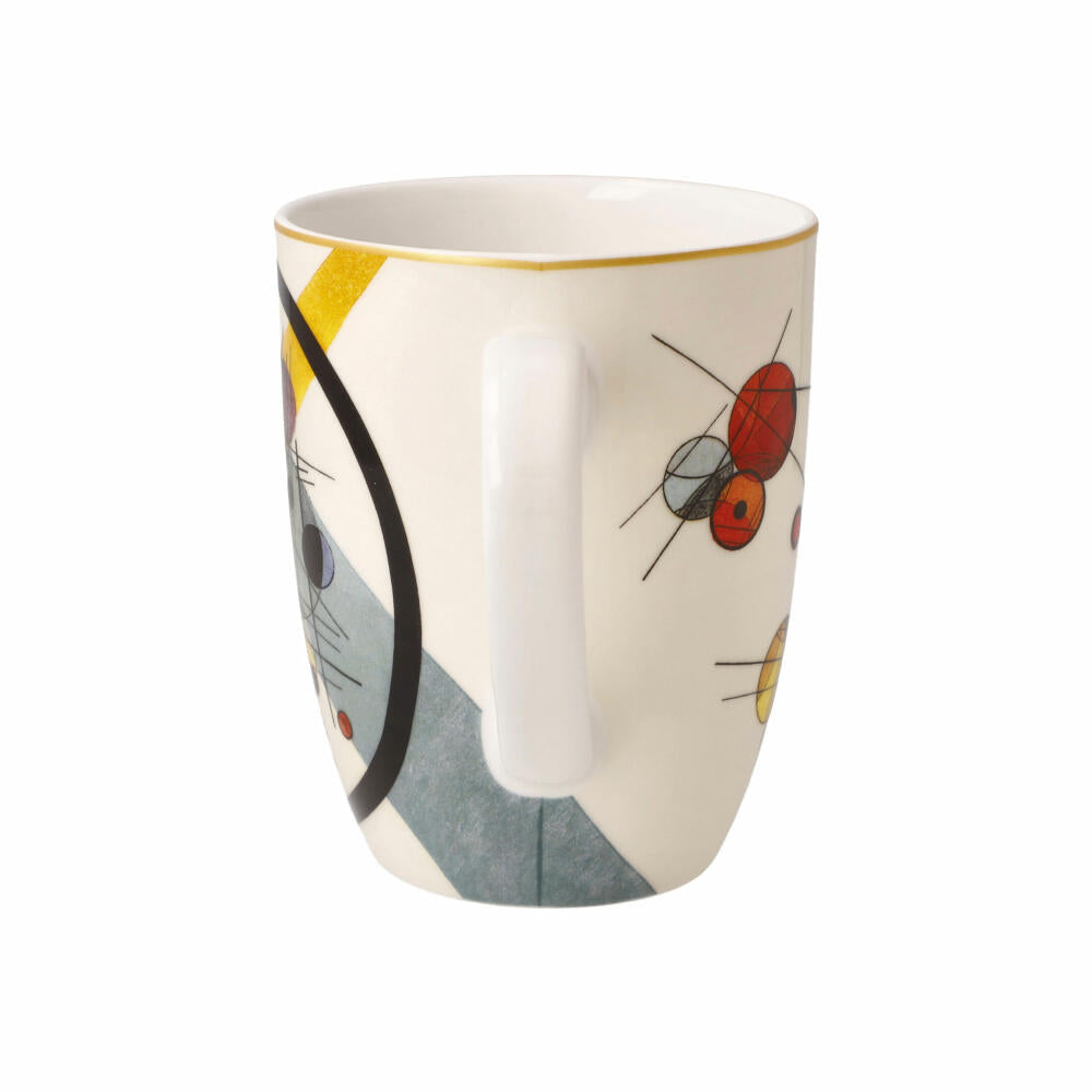 Goebel Artist Mug Wassily Kandinsky - Circles in Circles, Fine Bone China, Colorful, 0.4 L, 67062171