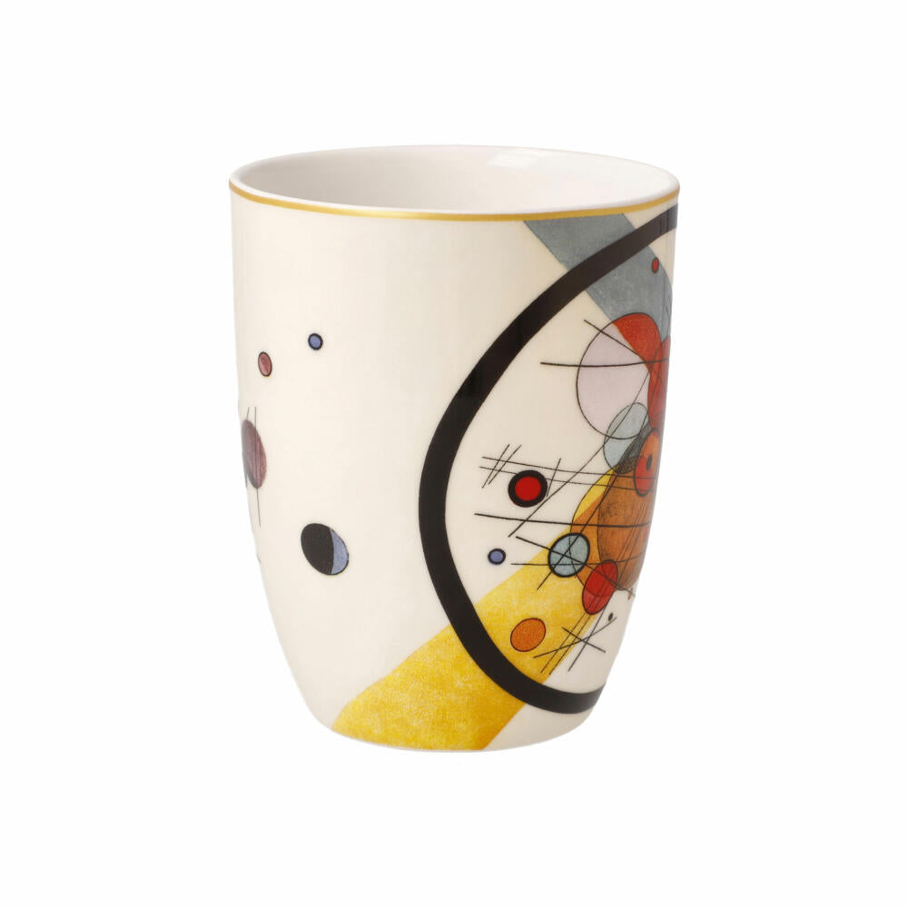 Goebel Artist Mug Wassily Kandinsky - Circles in Circles, Fine Bone China, Colorful, 0.4 L, 67062171