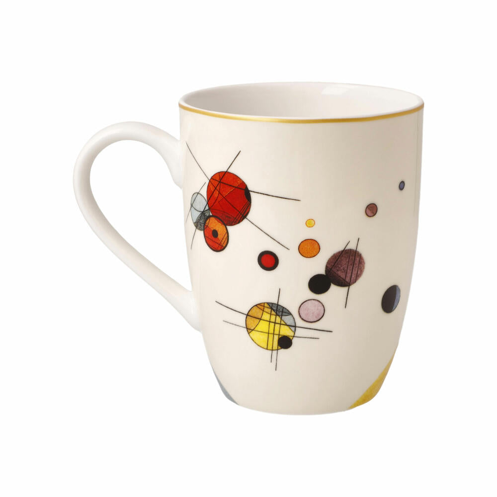 Goebel Artist Mug Wassily Kandinsky - Circles in Circles, Fine Bone China, Colorful, 0.4 L, 67062171