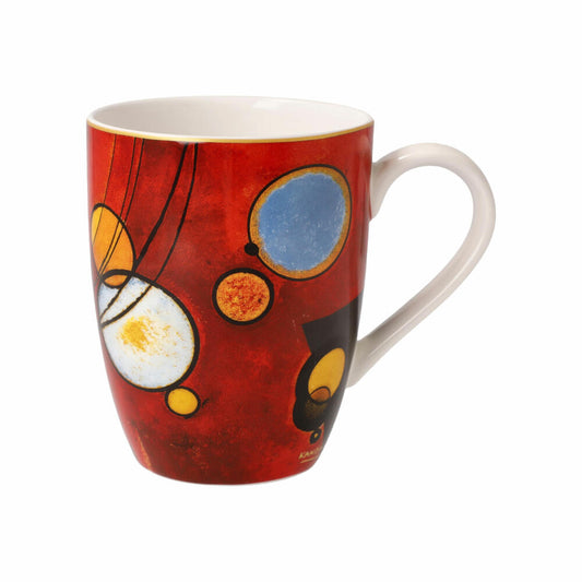 Goebel Artist Mug Wassily Kandinsky - Heavy Red, Fine Bone China, Colorful, 0.4 L, 67062181