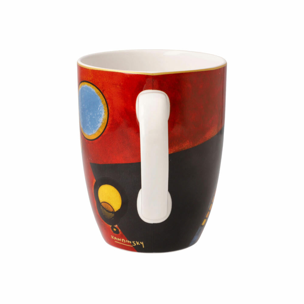 Goebel Künstlertasse Wassily Kandinsky - Schweres Rot, Fine Bone China, Bunt, 0.4 L, 67062181