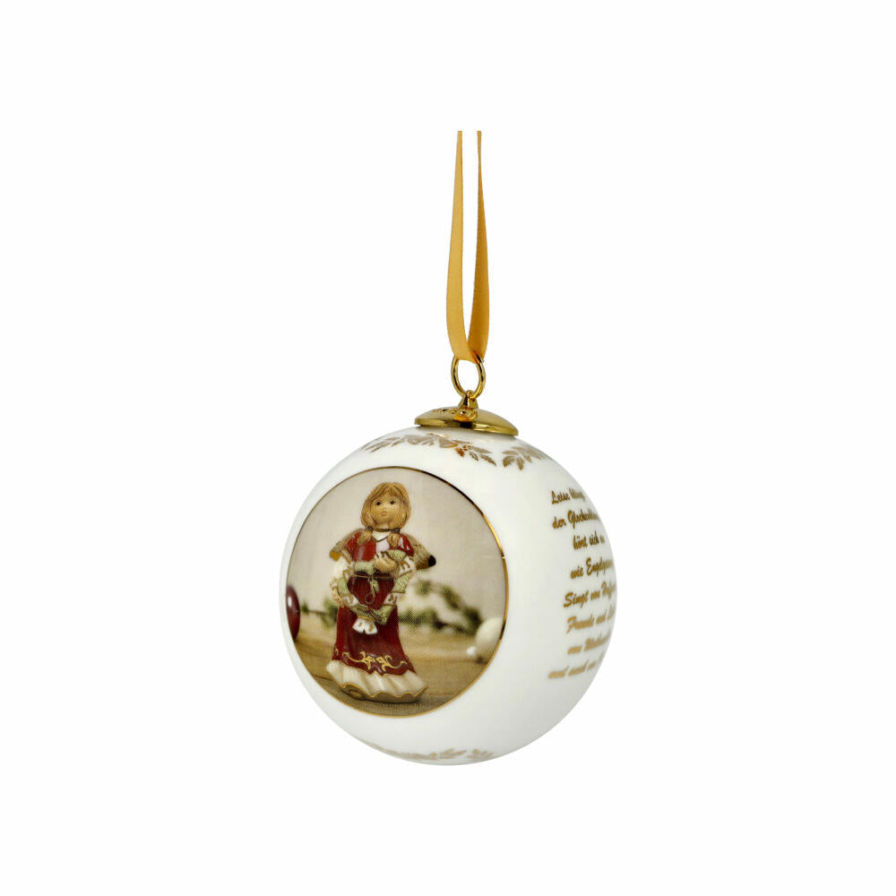 Goebel Annual Ball 2023, Christmas Tree Ball, Christmas Ball, Porcelain, 8 cm, 66501661