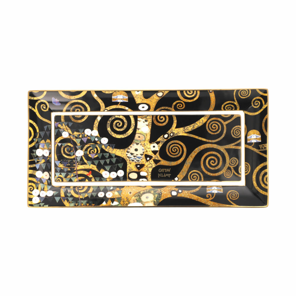 Goebel Schale Gustav Klimt - Der Lebensbaum, New Bone China, Bunt, 24 x 12 cm, 67062471