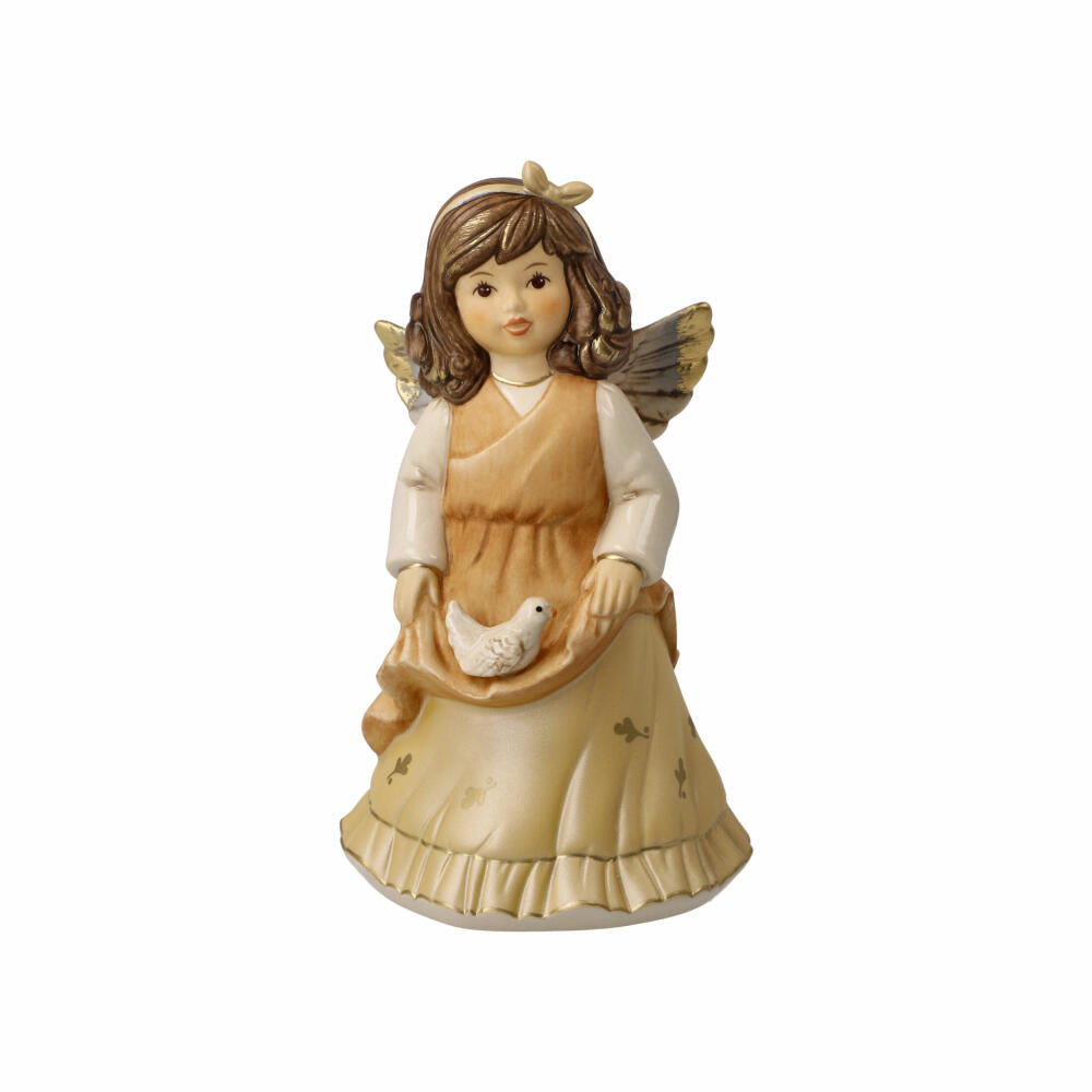 Goebel Angel Peace Angel, decorative figure, stoneware, champagne, 14.5 cm, 41672071