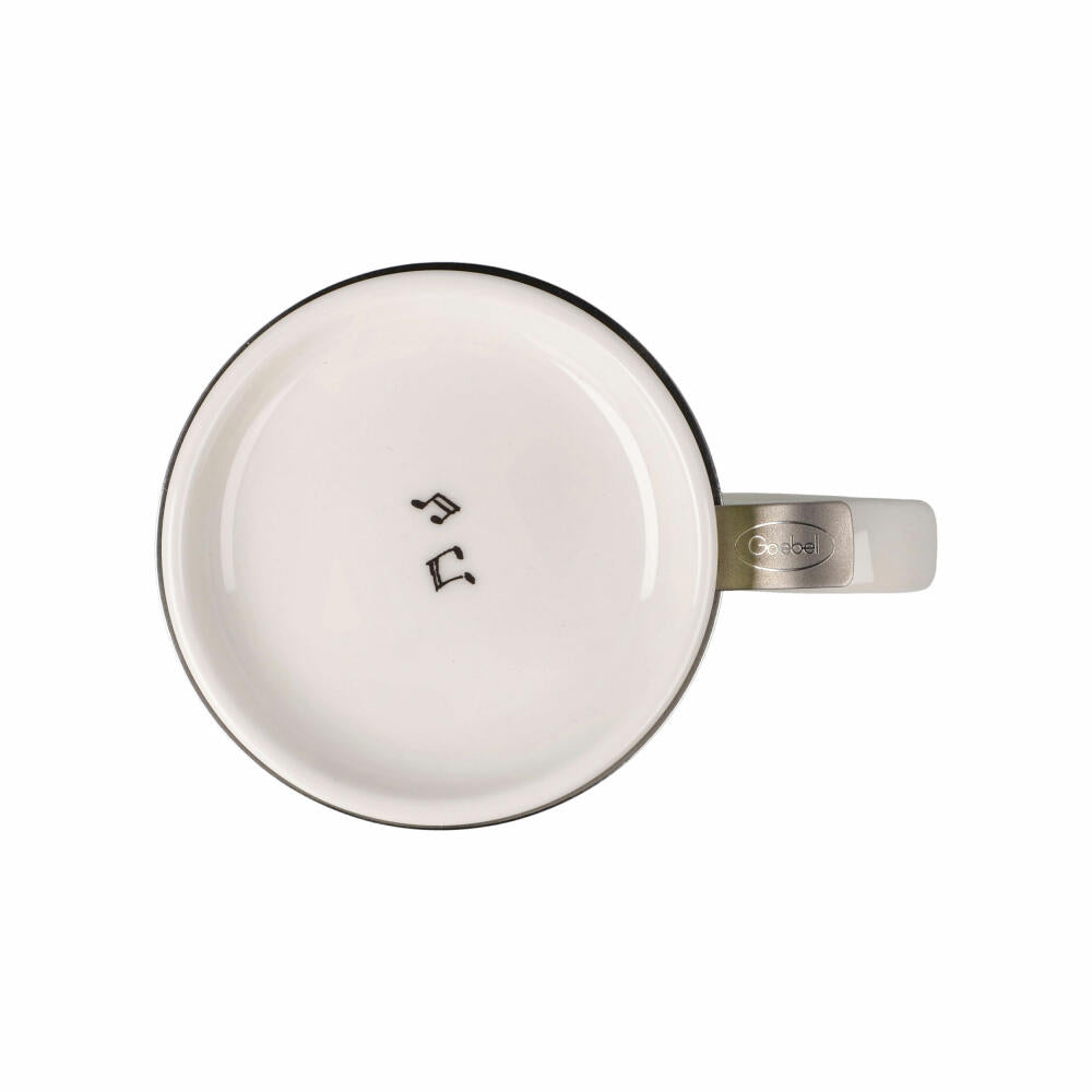 Goebel Teetasse mit Deckel und Sieb Barbara Freundlieb - Das beste Alter, Fine Bone China, Bunt, 0.45 L, 27001361
