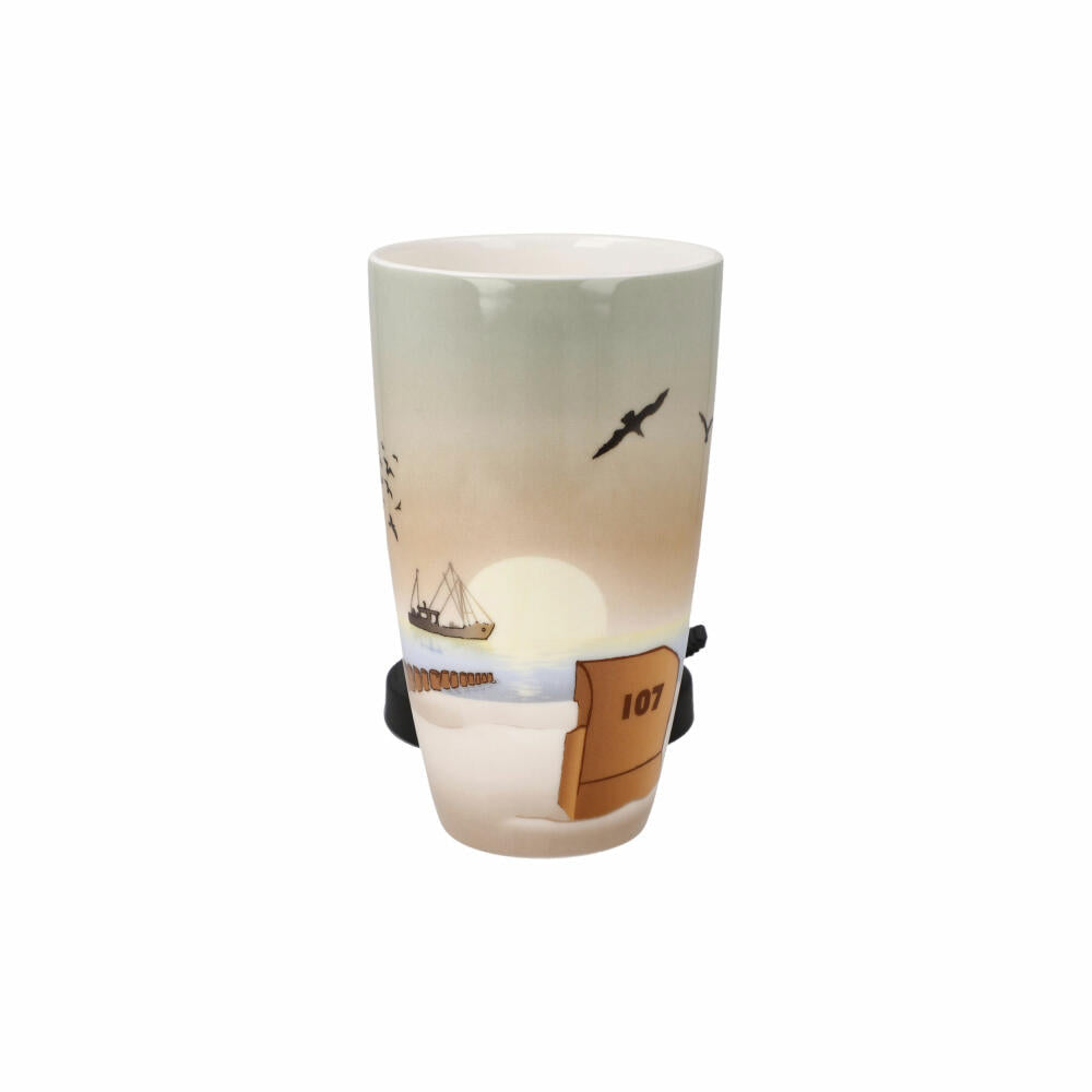 Goebel Artist Mug with Lid Sunset Mood, Scandic Home, Fine Bone China, Colorful, 15 cm, 23102171