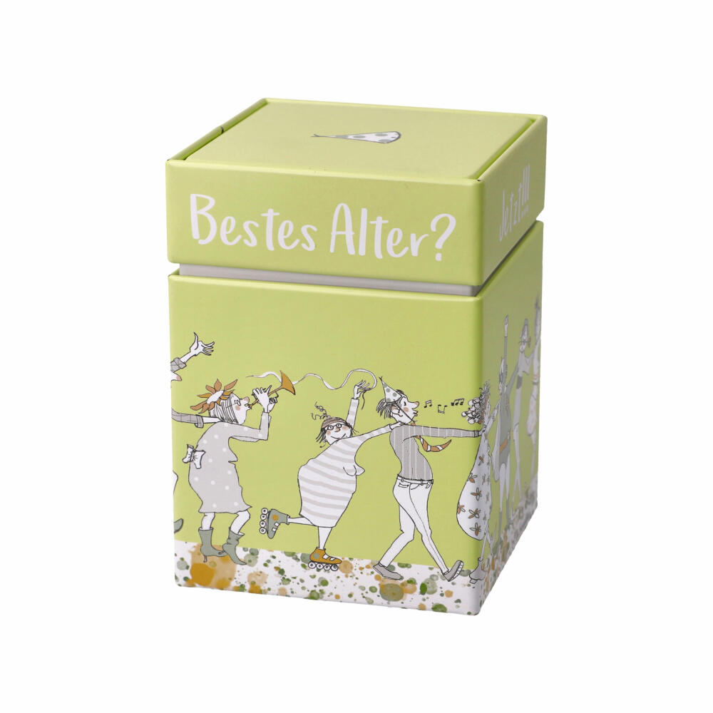 Goebel Tea Caddy Barbara Freundlieb - The Best Age, Metal, Colorful, 0.6 L, 27001381