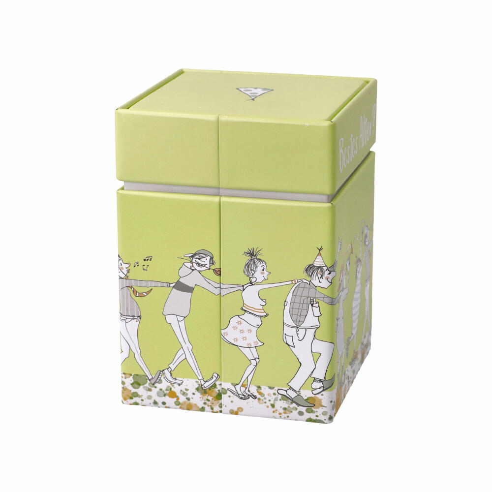 Goebel Tea Caddy Barbara Freundlieb - The Best Age, Metal, Colorful, 0.6 L, 27001381