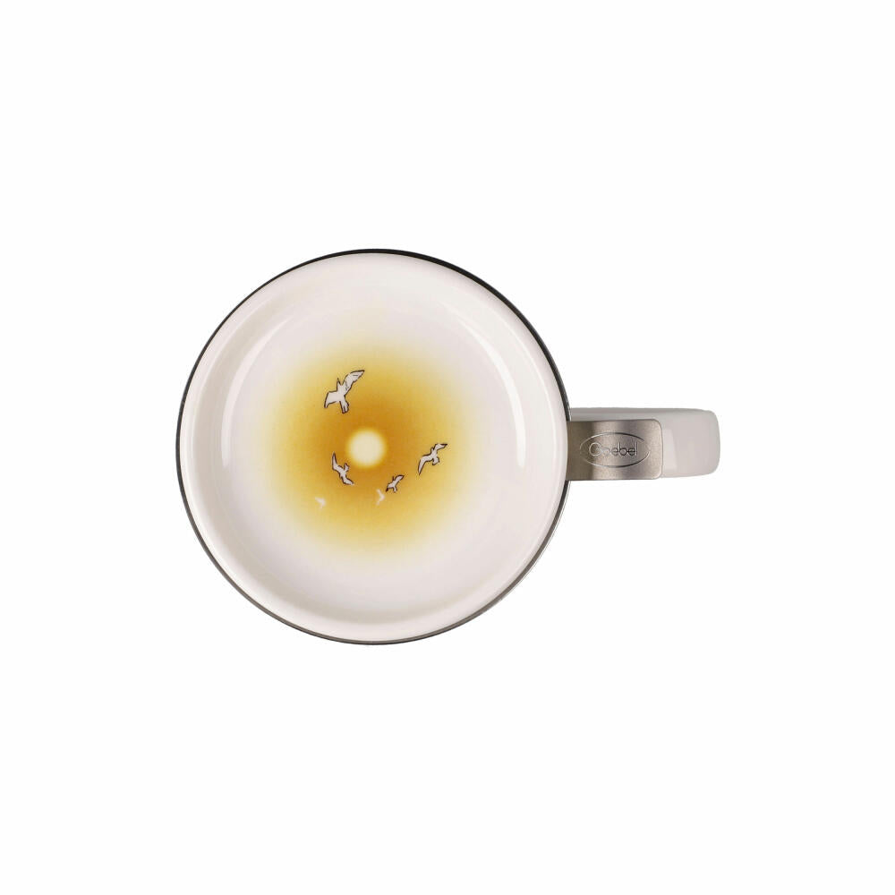 Goebel Teetasse mit Deckel und Sieb Seaview, Scandic Home, Fine Bone China, Bunt, 0.45 L, 23102191