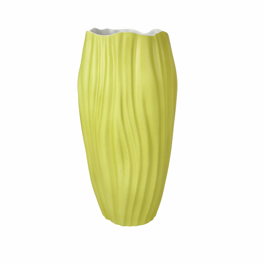 Goebel Vase Kaiser Spirulina, Dekovase, Biskuit-Porzellan, Grün, 30 cm, 23123041