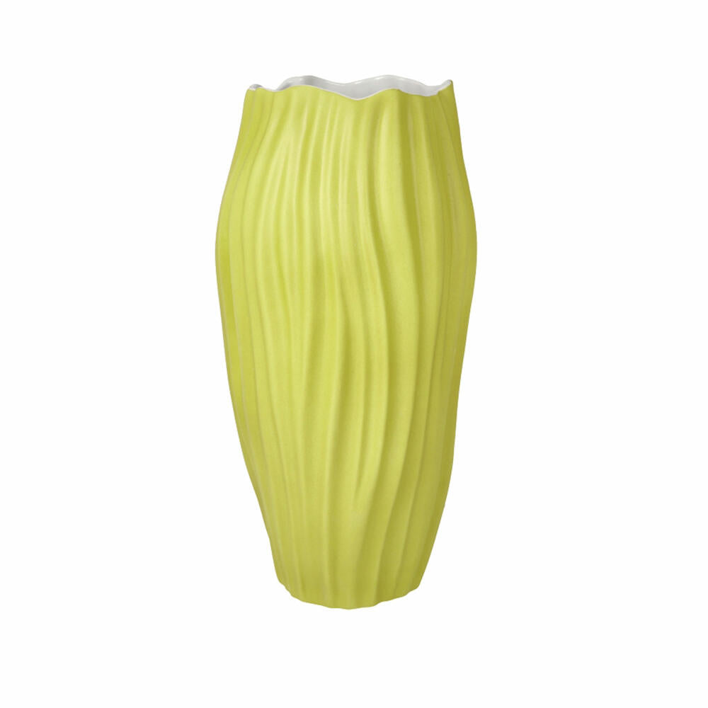 Goebel Vase Kaiser Spirulina, Dekovase, Biskuit-Porzellan, Grün, 30 cm, 23123041