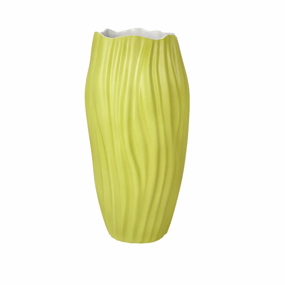 Goebel Vase Kaiser Spirulina, Dekovase, Biskuit-Porzellan, Grün, 30 cm, 23123041