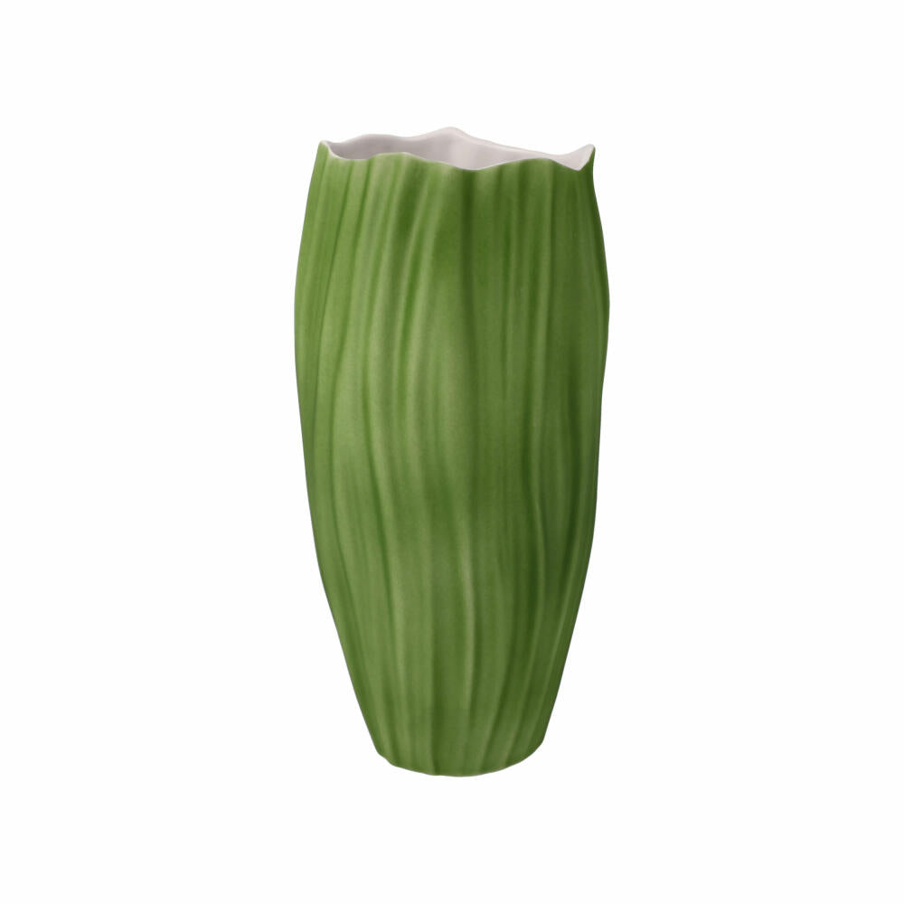 Goebel Vase Kaiser Spirulina, Dekovase, Biskuit-Porzellan, Grün, 20 cm, 23123051