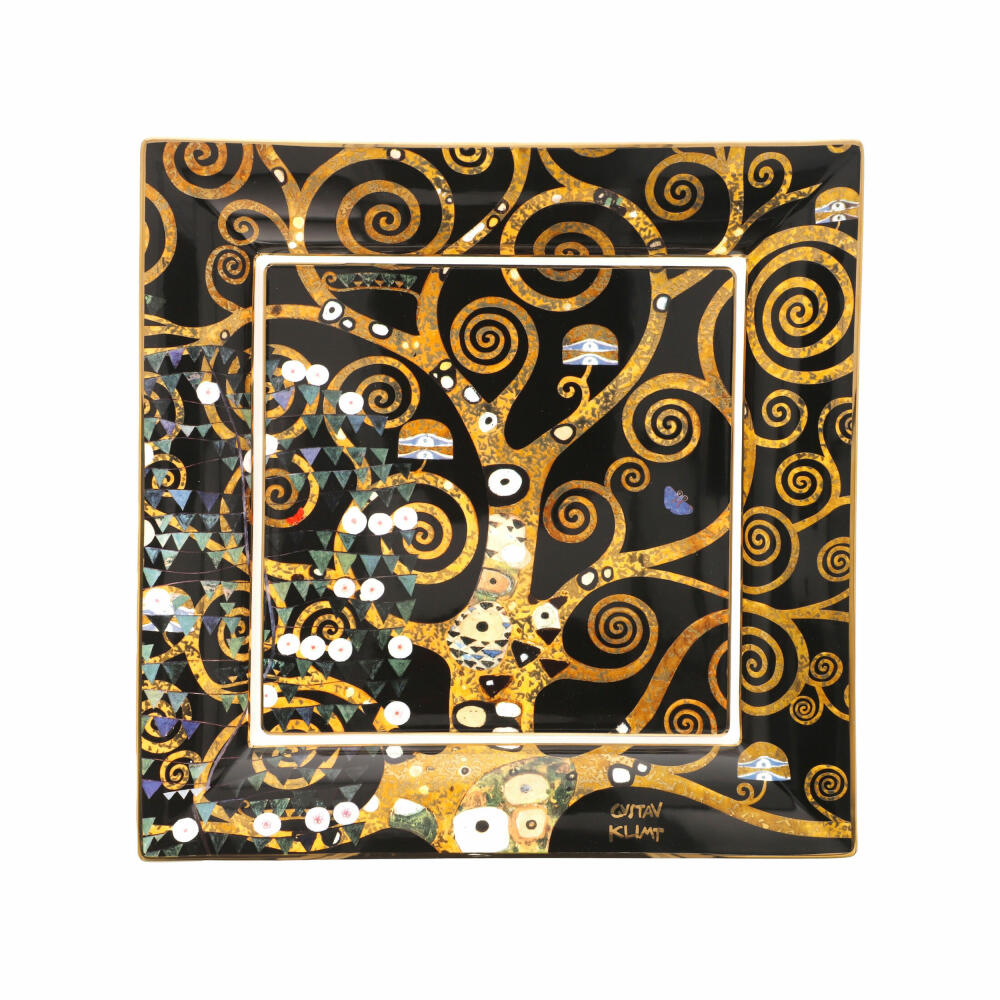 Goebel Bowl Gustav Klimt - The Tree of Life, New Bone China, Colorful, 30 cm, 67062621
