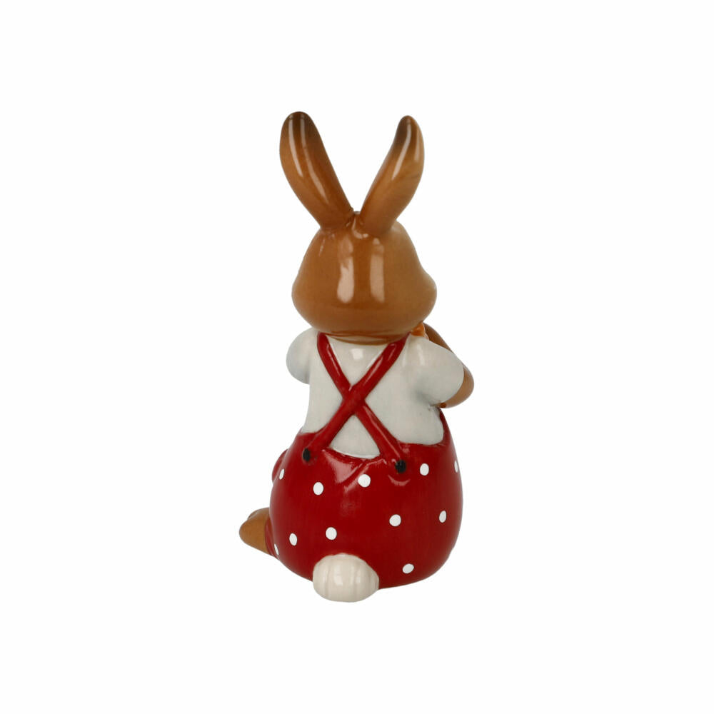 Goebel Figurine Rabbit - Sweet Flute Player, Easter, Stoneware, Colorful, 8 cm, 66845791