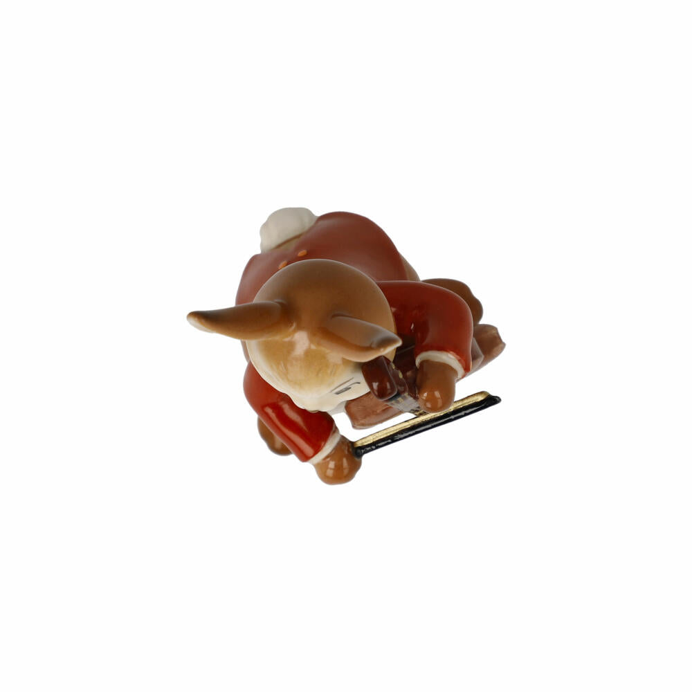 Goebel Figurine Rabbit - Happy Bassist, Easter, Stoneware, Colorful, 8 cm, 66845801