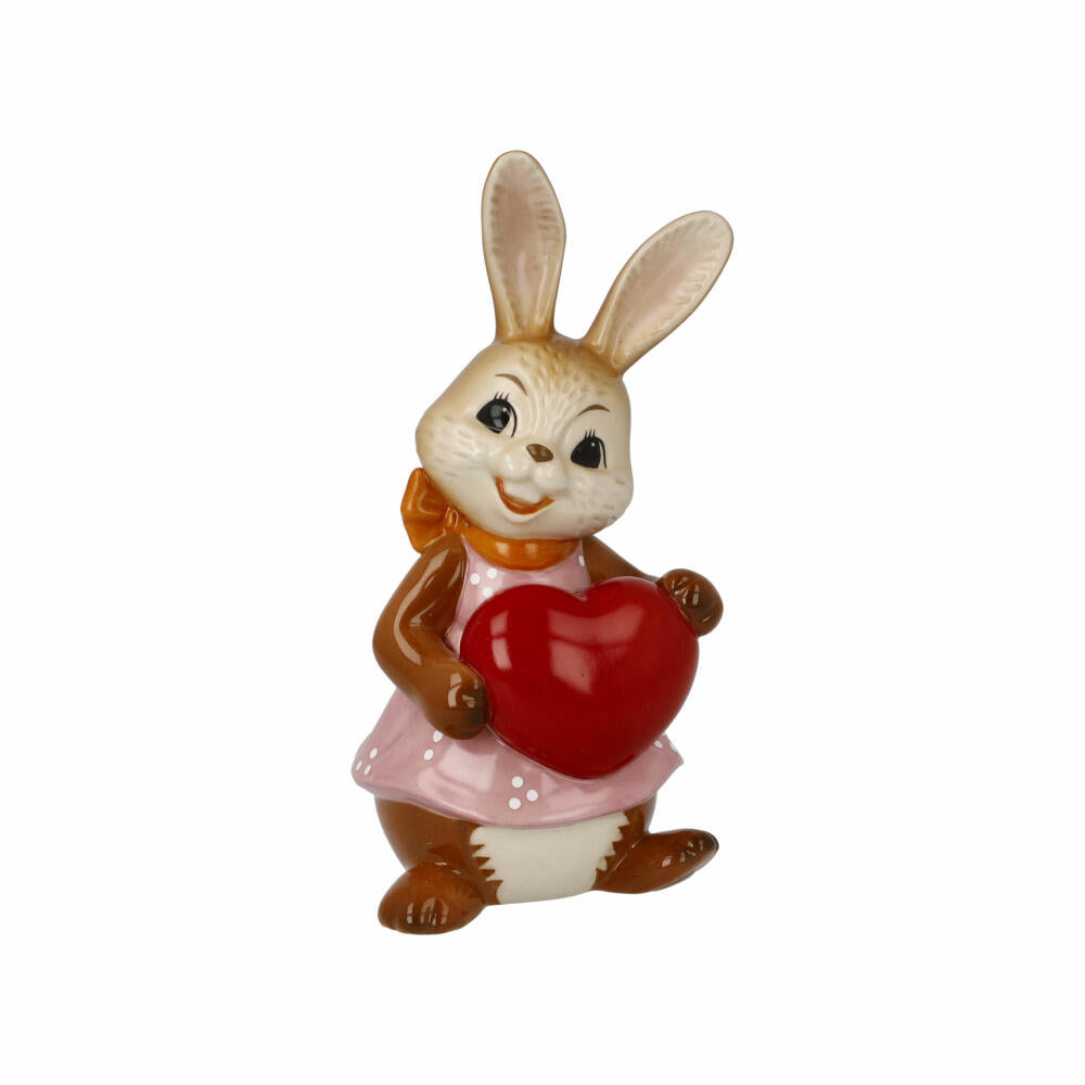 Goebel Figurine Rabbit - All the best!, Easter, Stoneware, Colorful, 12 cm, 66845831
