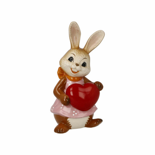 Goebel Figur Hase - Alles Liebe!, Ostern, Steingut, Bunt, 12 cm, 66845831