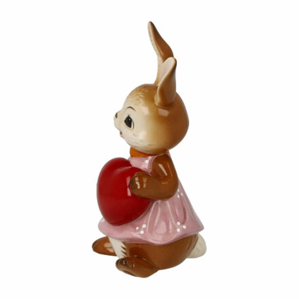Goebel Figurine Rabbit - All the best!, Easter, Stoneware, Colorful, 12 cm, 66845831