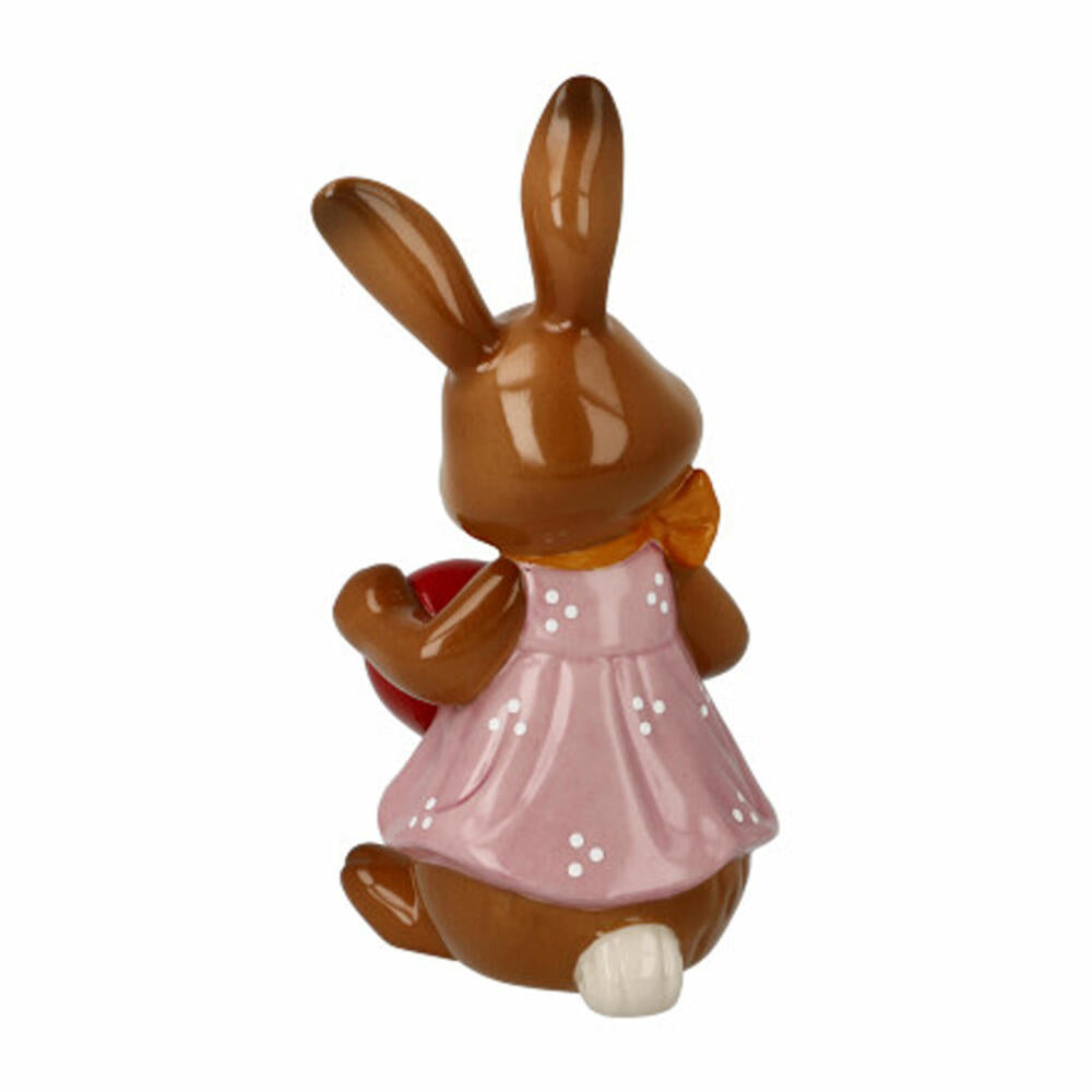 Goebel Figurine Rabbit - All the best!, Easter, Stoneware, Colorful, 12 cm, 66845831