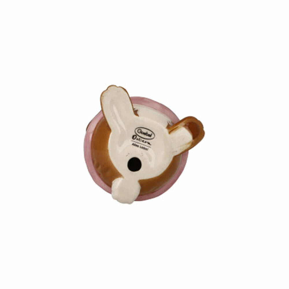 Goebel Figurine Rabbit - All the best!, Easter, Stoneware, Colorful, 12 cm, 66845831