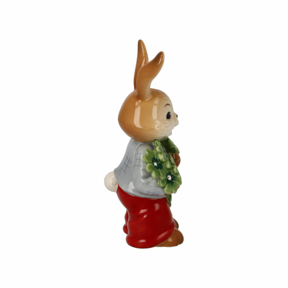 Goebel Figurine Bunny Boy - Good Luck!, Easter, Stoneware, Colorful, 12 cm, 66845881